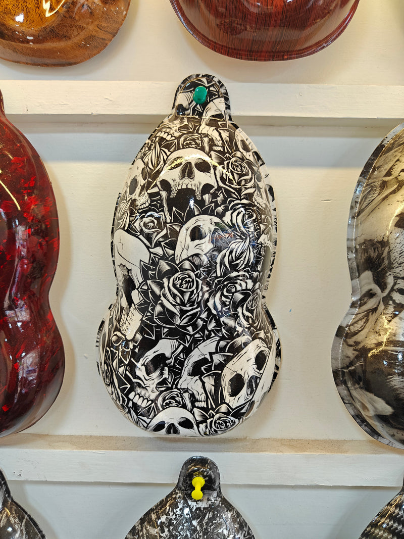 Skull and Roses Design