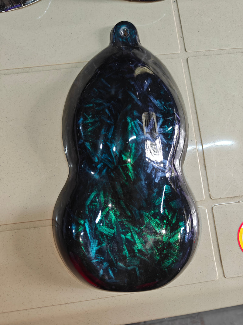 3 tone(green,blue,purple) hypershift forged design