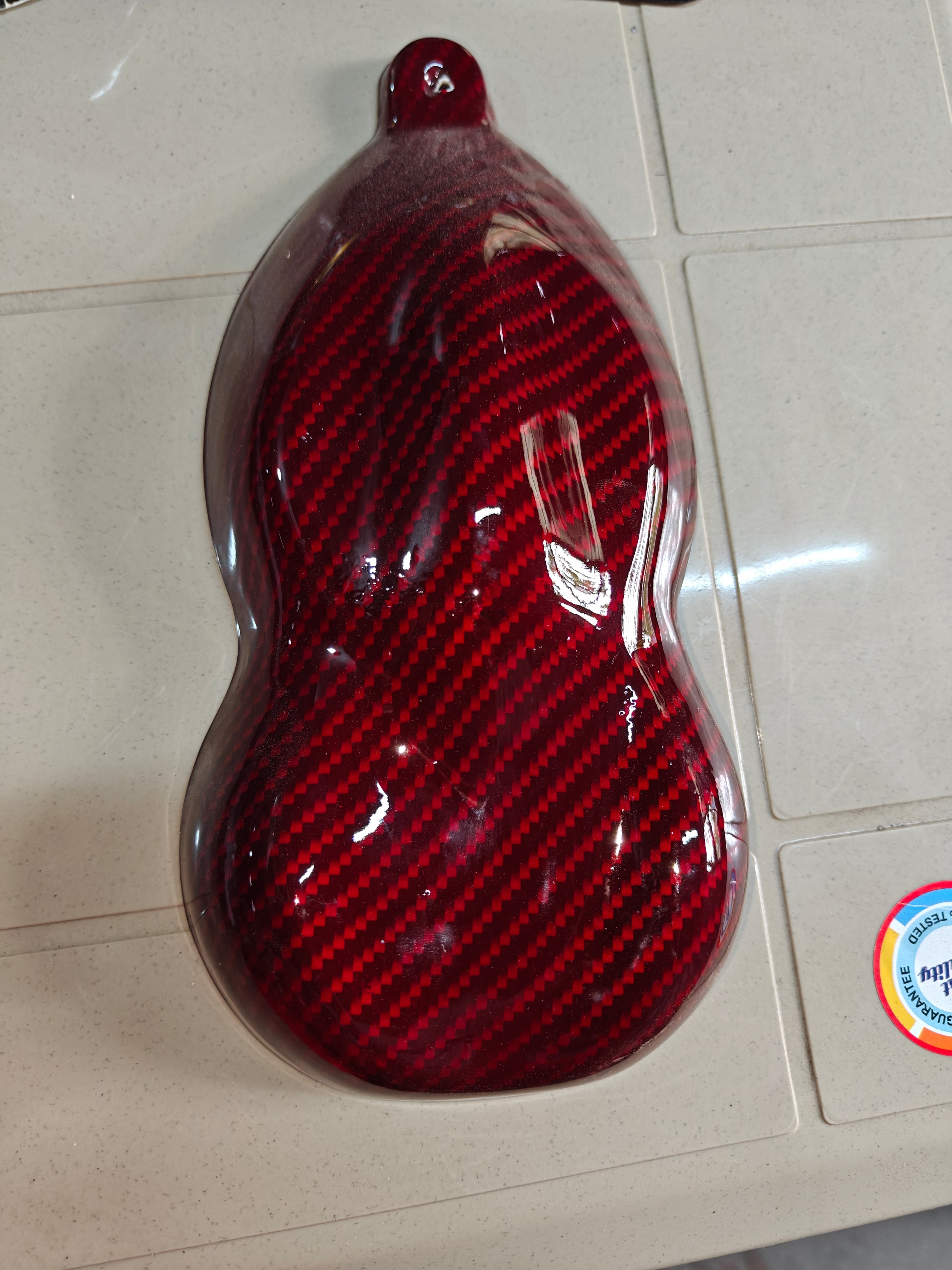 Red Carbon Fibre Design
