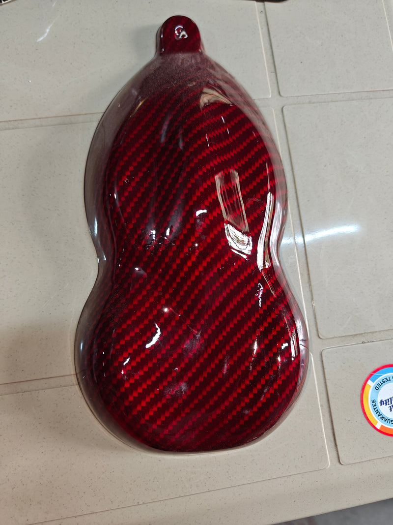 Red Carbon Fibre Design