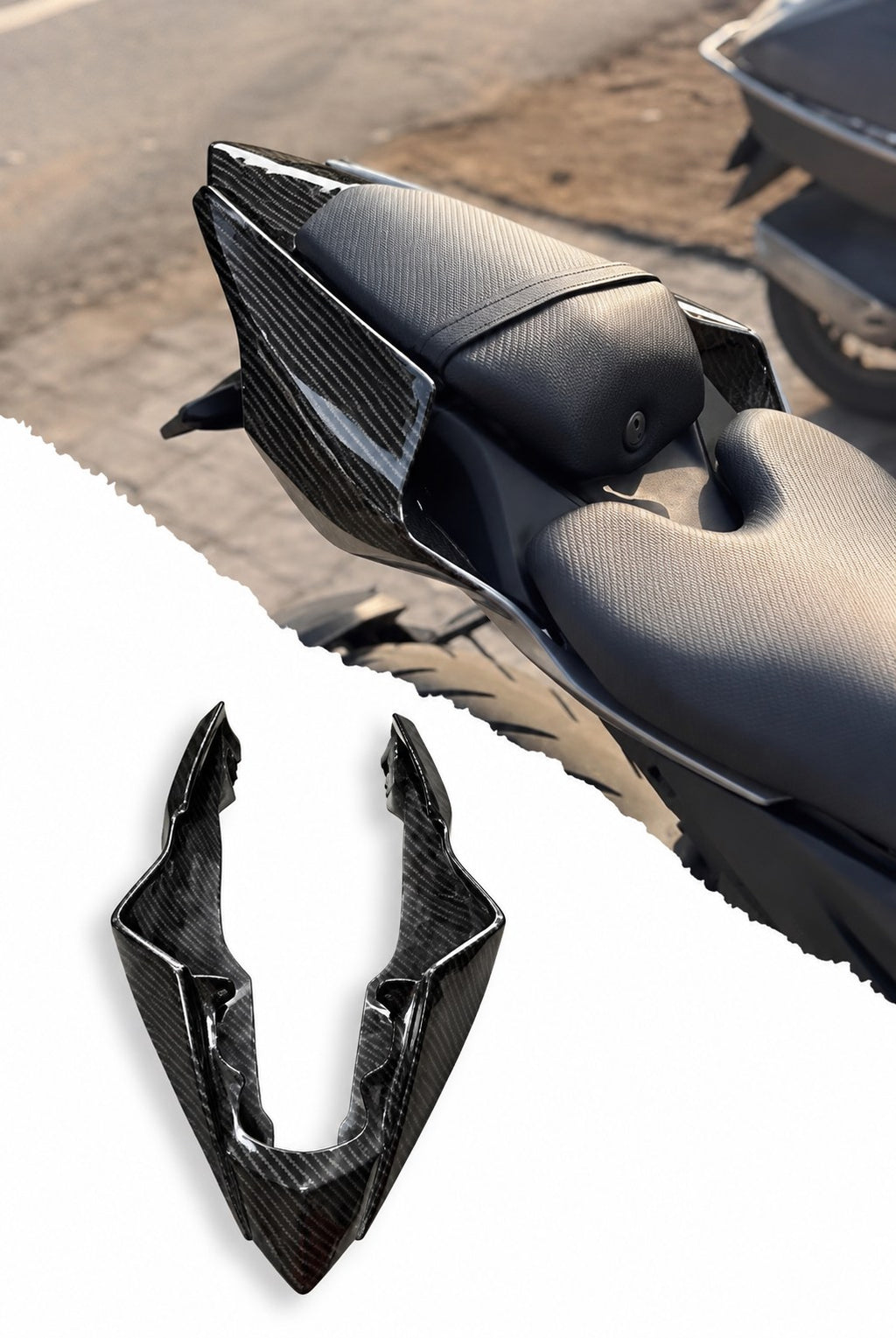 R7 Style Tail Panel for Yamaha R15 V4 – Carbon Fibre & Painted