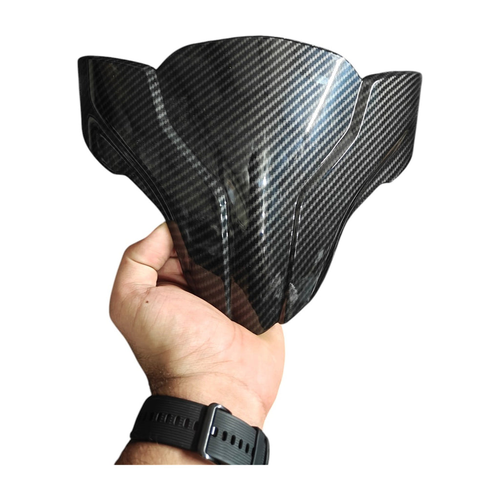 Visor for Bajaj Pulsar NS200 – Carbon Fibre & Forged Carbon - 2