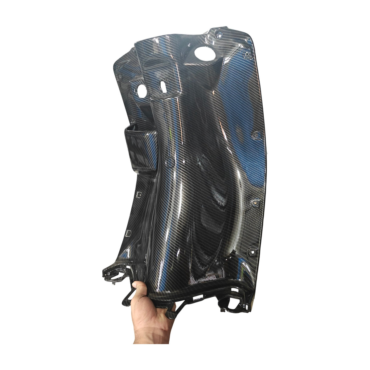 Suzuki Access 125 BS4/BS6 Neck Seal – Carbon Fibre Hydro Dipped - 3