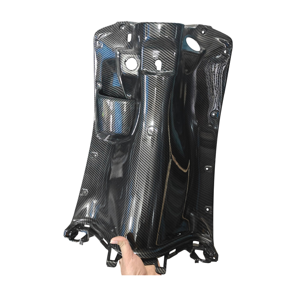 Suzuki Access 125 BS4/BS6 Neck Seal – Carbon Fibre Hydro Dipped - 4
