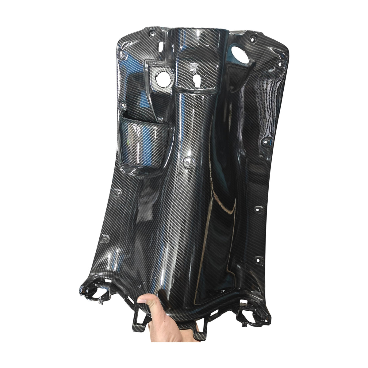 Suzuki Access 125 BS4/BS6 Neck Seal – Carbon Fibre Hydro Dipped - 4