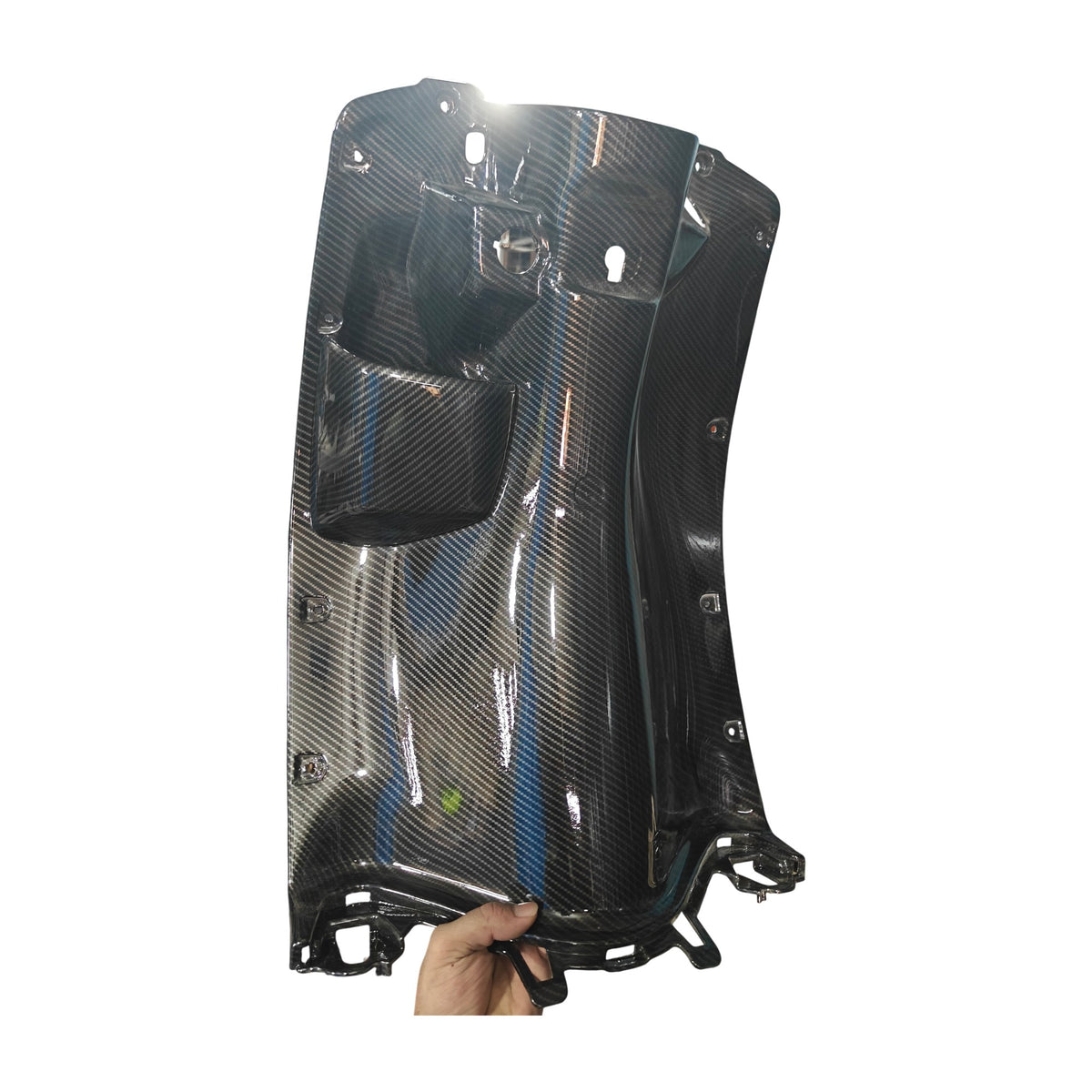 Suzuki Access 125 BS4/BS6 Neck Seal – Carbon Fibre Hydro Dipped - 5