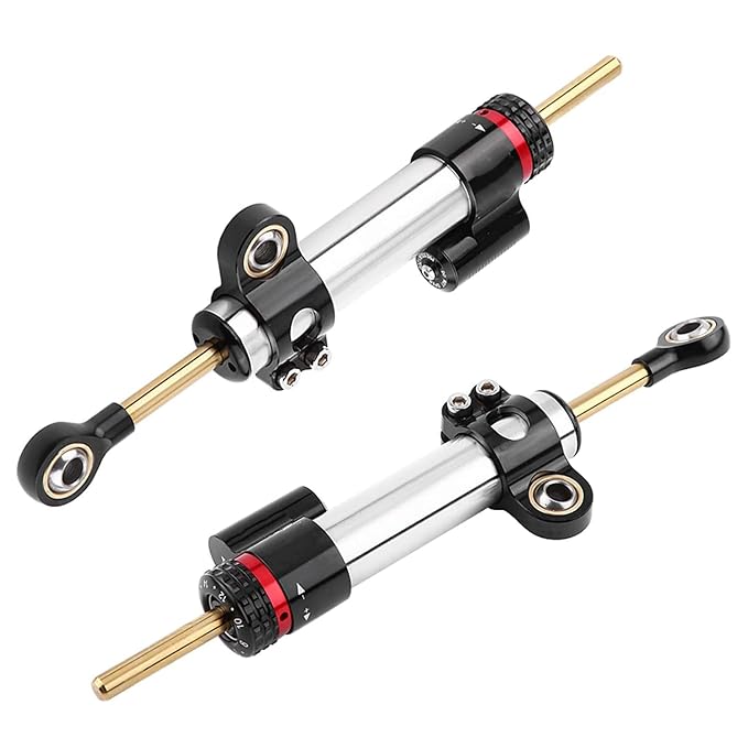 Steering Damper Stabilizer, Professional High Strength High Steering Shock Stabilizer Durable for Motorcycle Modification