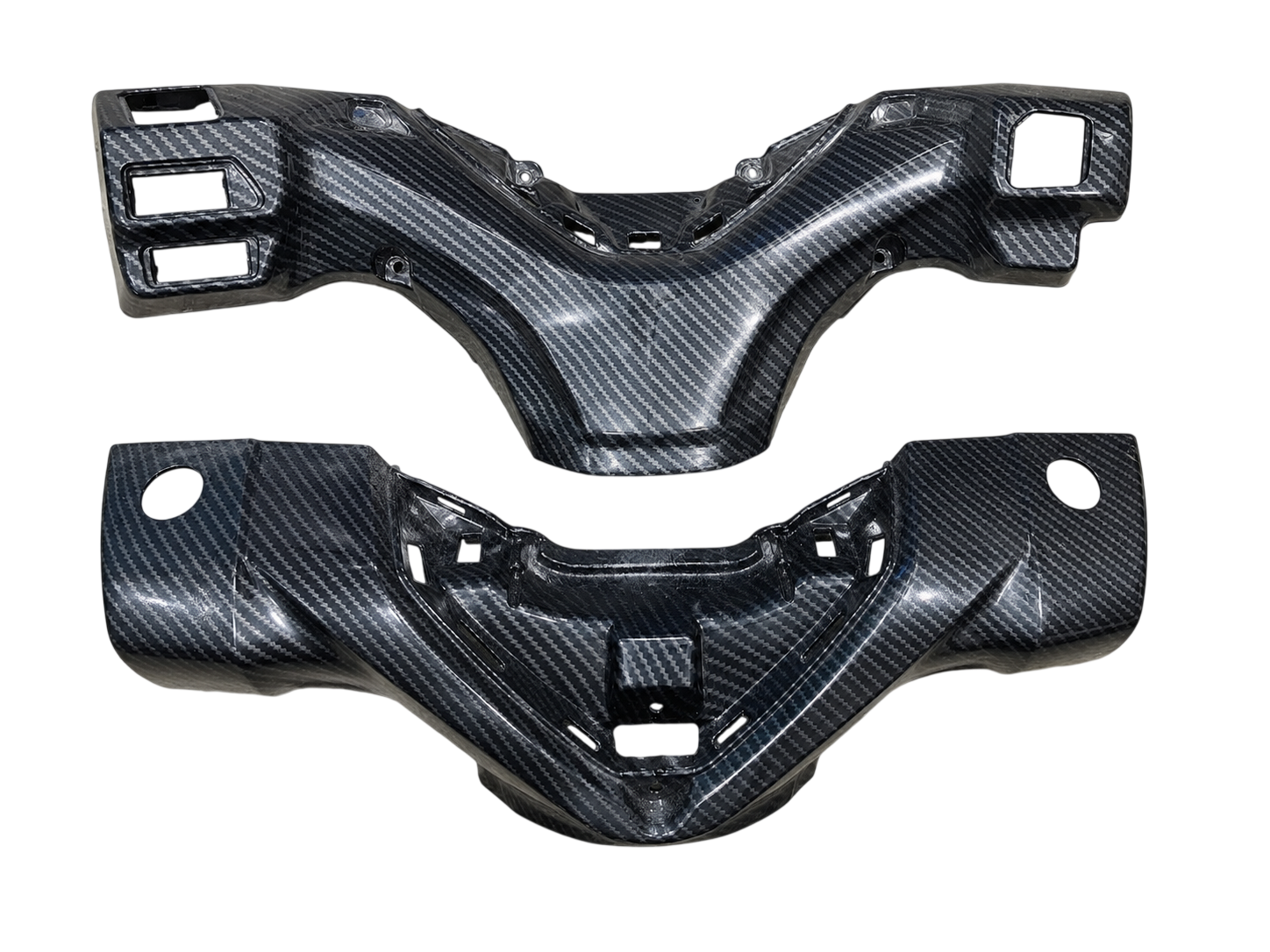 Handle Cover Set for Suzuki Burgman Street 125 BS6 – Carbon Fibre Hydro Dipped