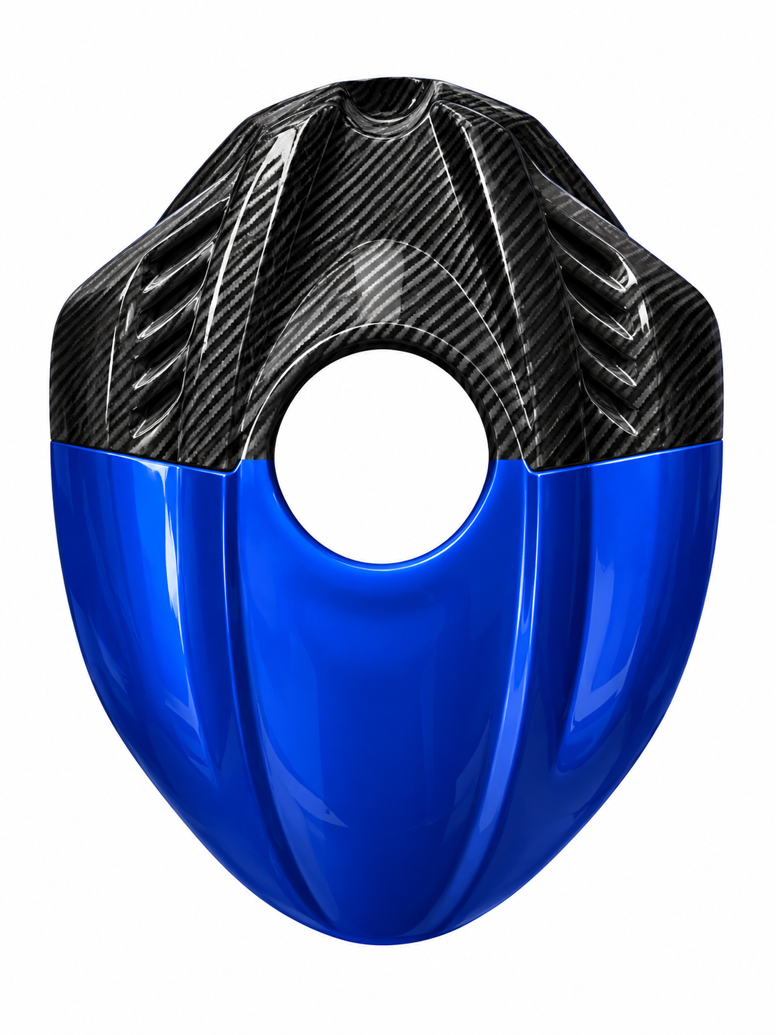 R6 Style Tank Cover for Yamaha R15 V3 – Carbon Fibre Hydro Dipped