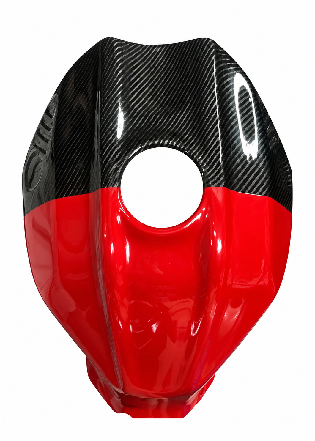 R7 Style Tank Cover for Yamaha R15 V4 – Carbon Fibre Hydro Dipped