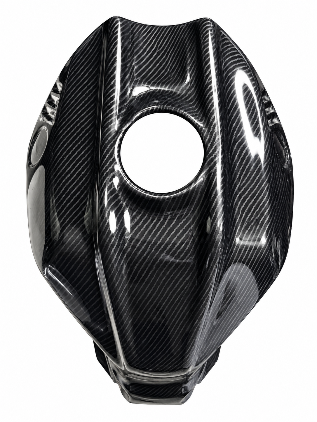 R7 Style Tank Cover for Yamaha R15 V4 – Carbon Fibre Hydro Dipped