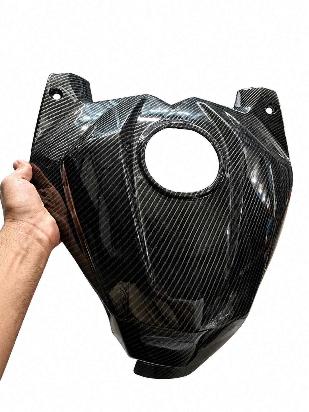 Tank Cover for Bajaj Pulsar RS200 – Carbon Fibre Hydro Dipped