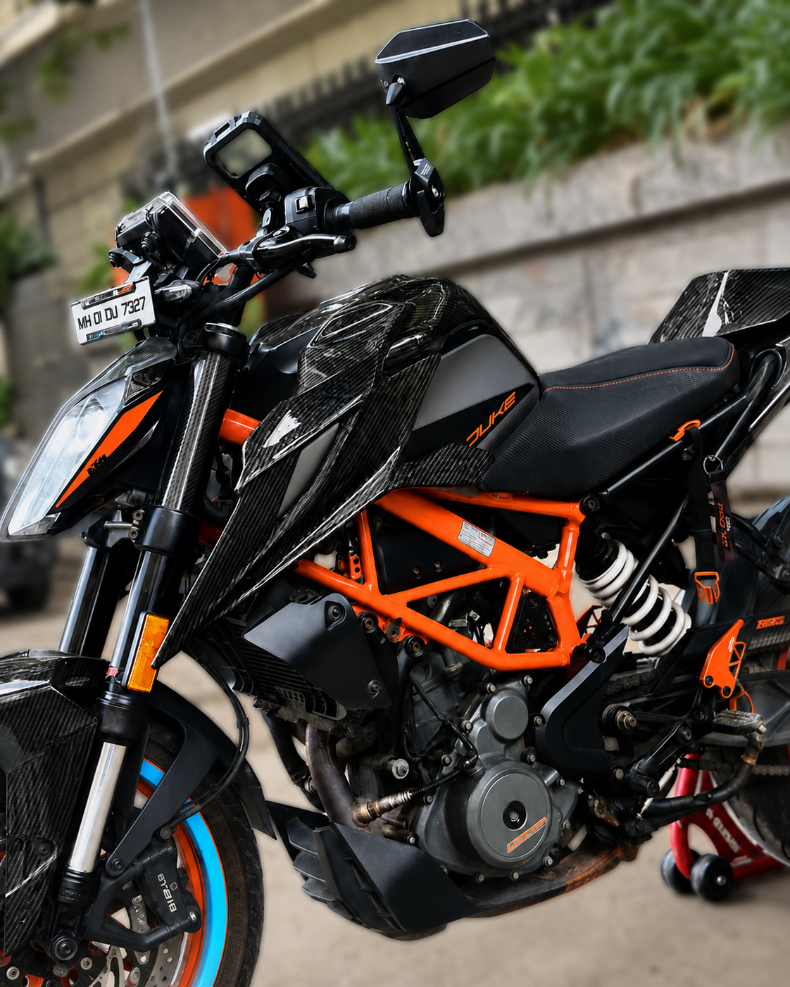 KTM Duke Gen 2 X3 Kit – Carbon Fiber Hydro Dipped