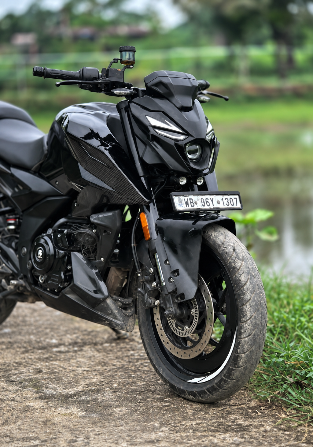 X4 Kit for Bajaj Pulsar N160/N250/NS200 – Carbon Fibre Hydro Dipped