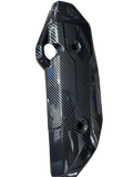 Hero Xoom 160 Silencer Cover – Carbon Fibre Hydro Dipped