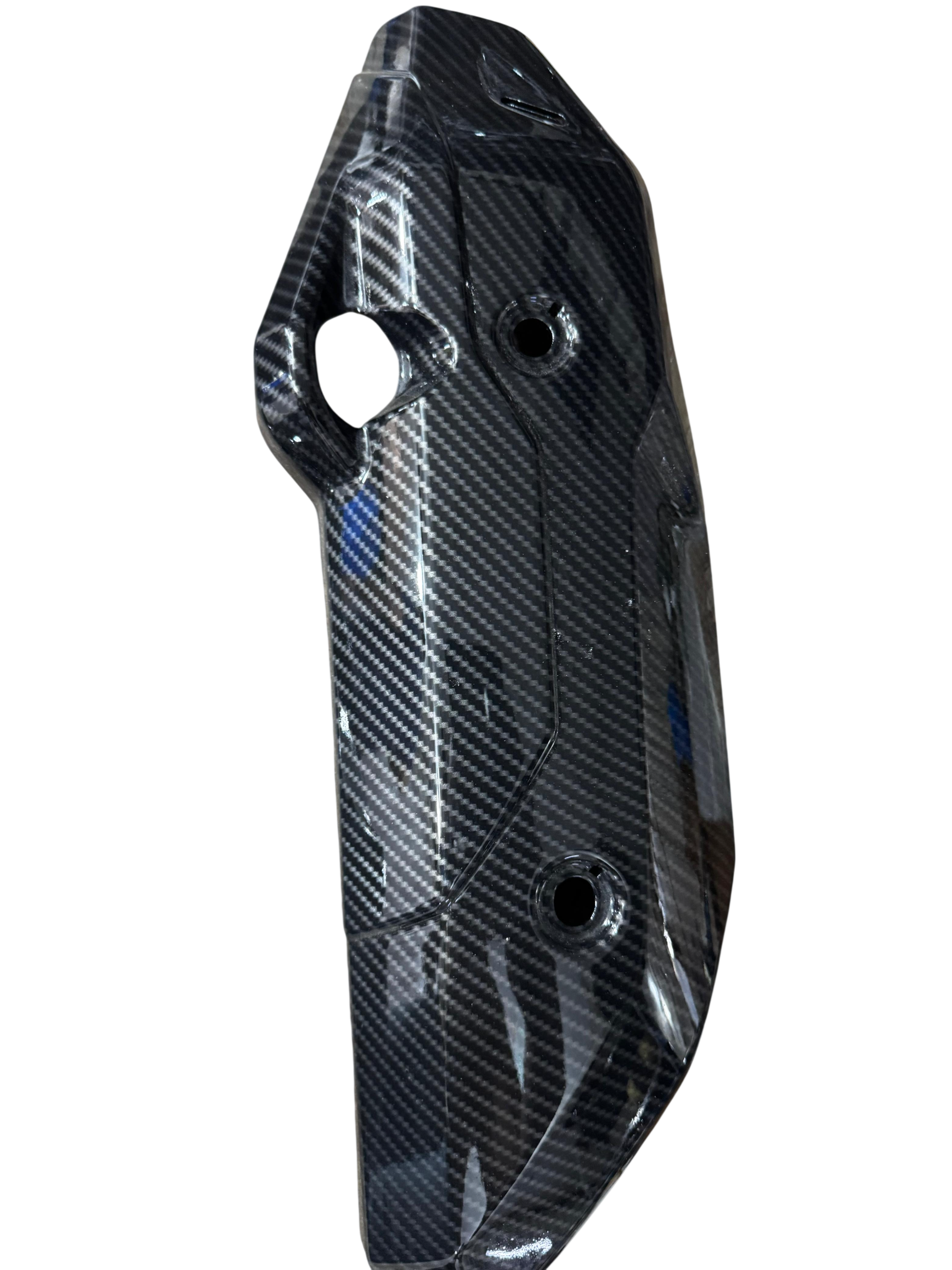 Hero Xoom 160 Silencer Cover – Carbon Fibre Hydro Dipped