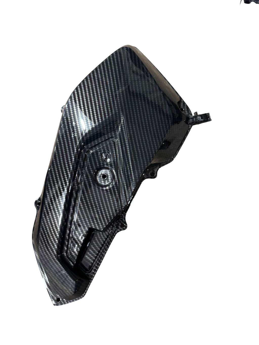Hero Xoom 160 Filter Cover – Carbon Fibre Hydro Dipped