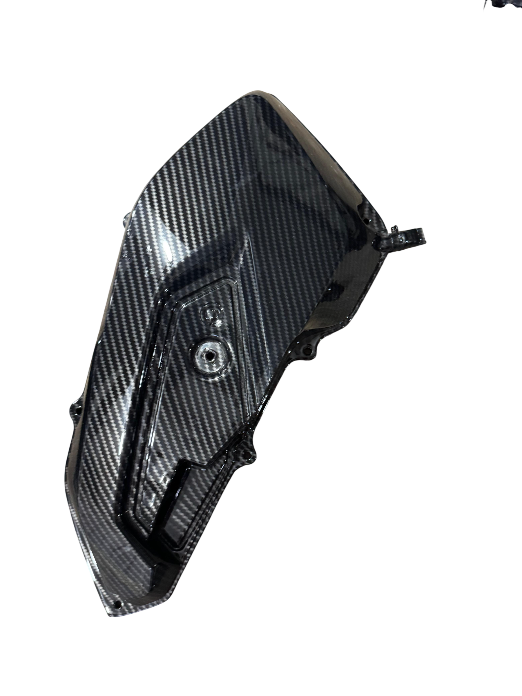 Hero Xoom 160 Filter Cover – Carbon Fibre Hydro Dipped
