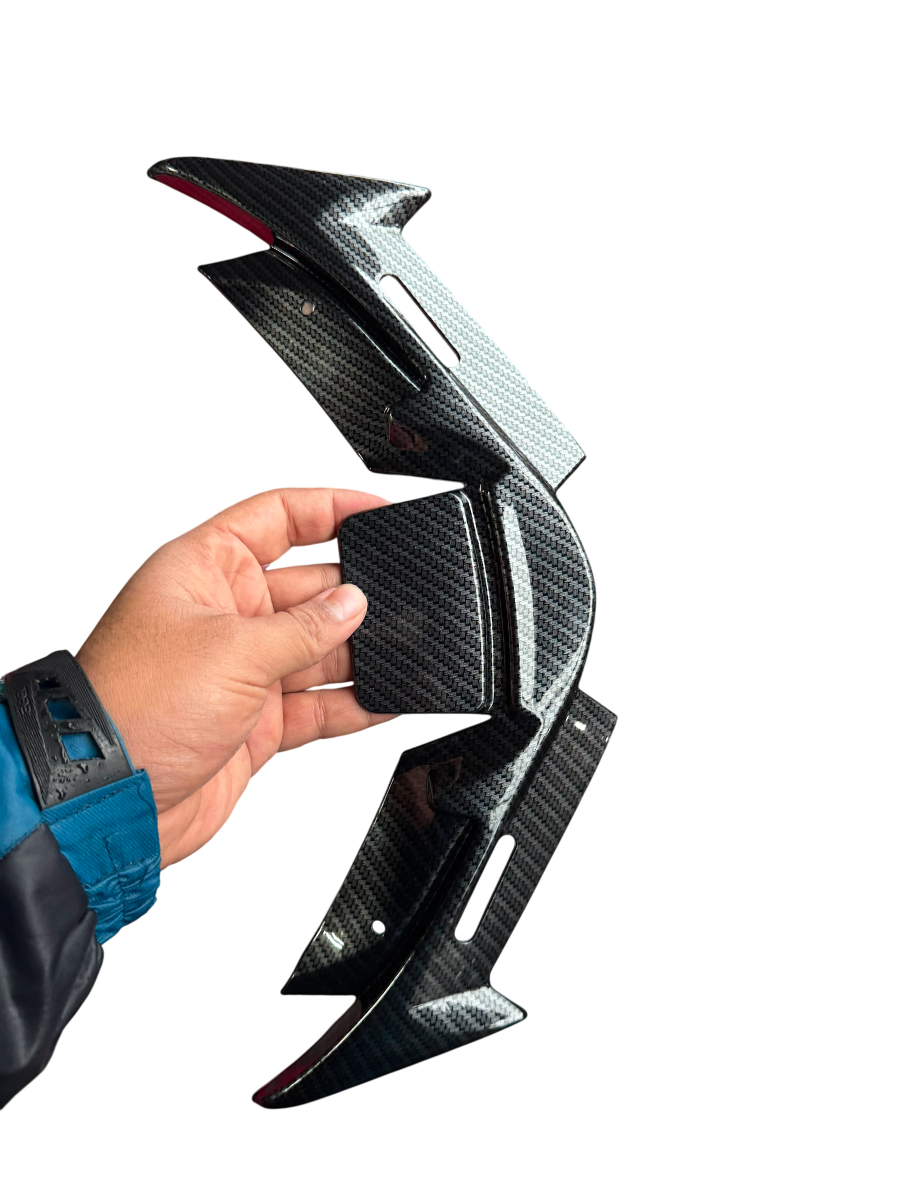 Winglet for Yamaha R15 & Aerox 155 – Carbon Fibre Hydro Dipped
