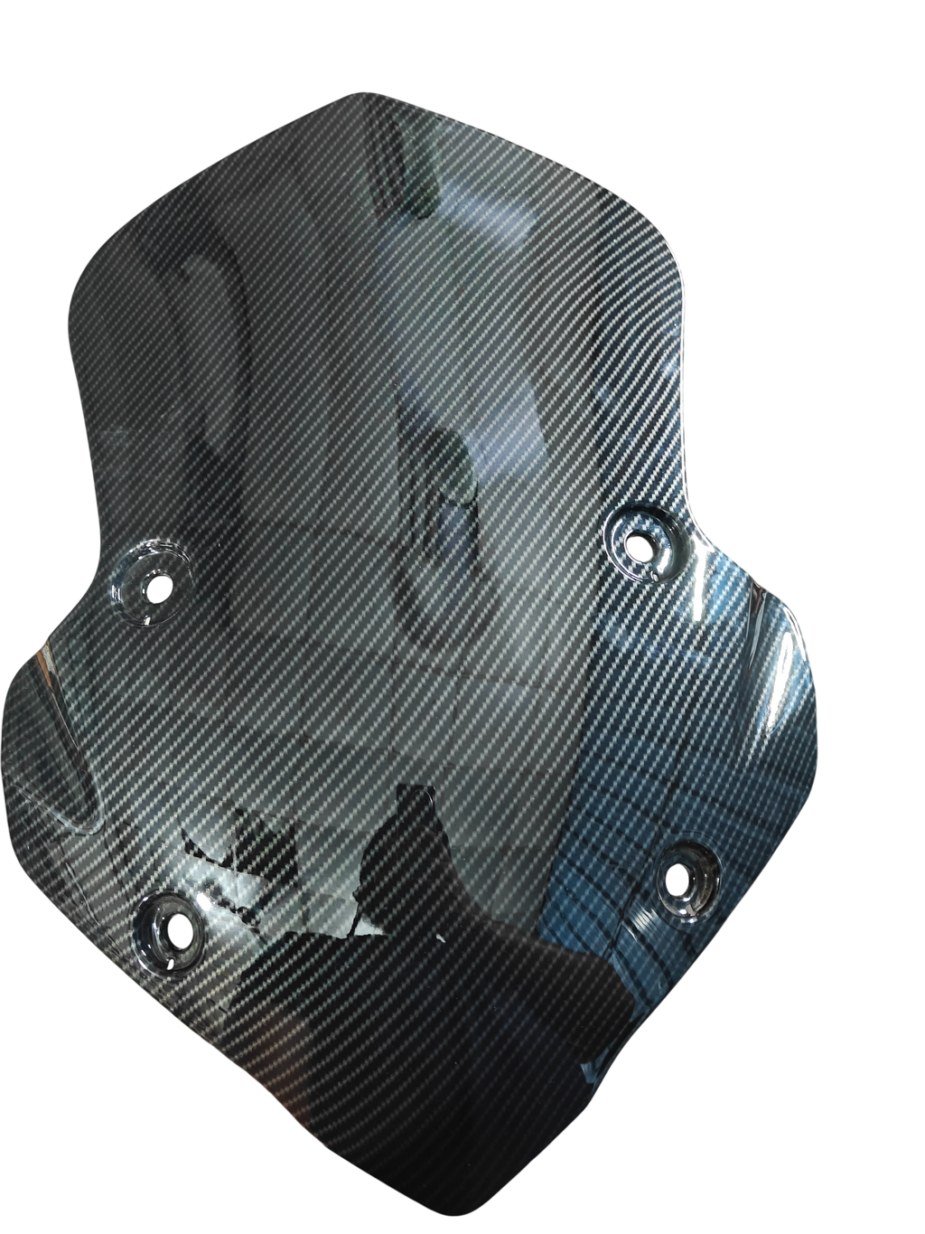 Hero Xoom 160 Touring Visor – Carbon Fibre Hydro Dipped