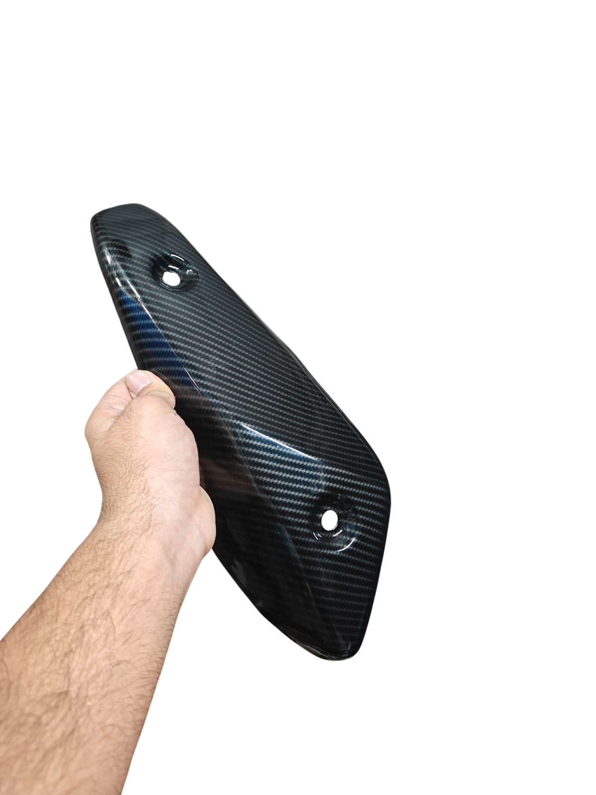 Silencer Cover for Suzuki Access 125 (2026 Model) – Carbon Fibre Hydro Dipped