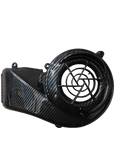 Radiator Fan Cover for Aprilia SR 125/150/160, Storm 125 & SXR 125/160 – Carbon Fibre Hydro Dipped