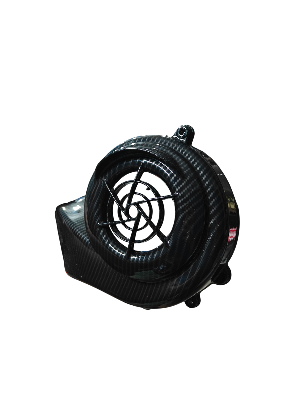 Radiator Fan Cover for Aprilia SR 125/150/160, Storm 125 & SXR 125/160 – Carbon Fibre Hydro Dipped