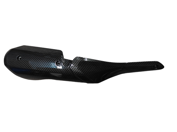 Big Silencer Cover for Yamaha R15 V4 – Carbon Fibre Hydro Dipped