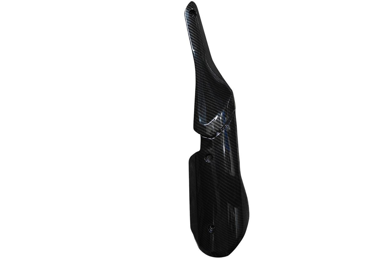 Big Silencer Cover for Yamaha R15 V4 – Carbon Fibre Hydro Dipped