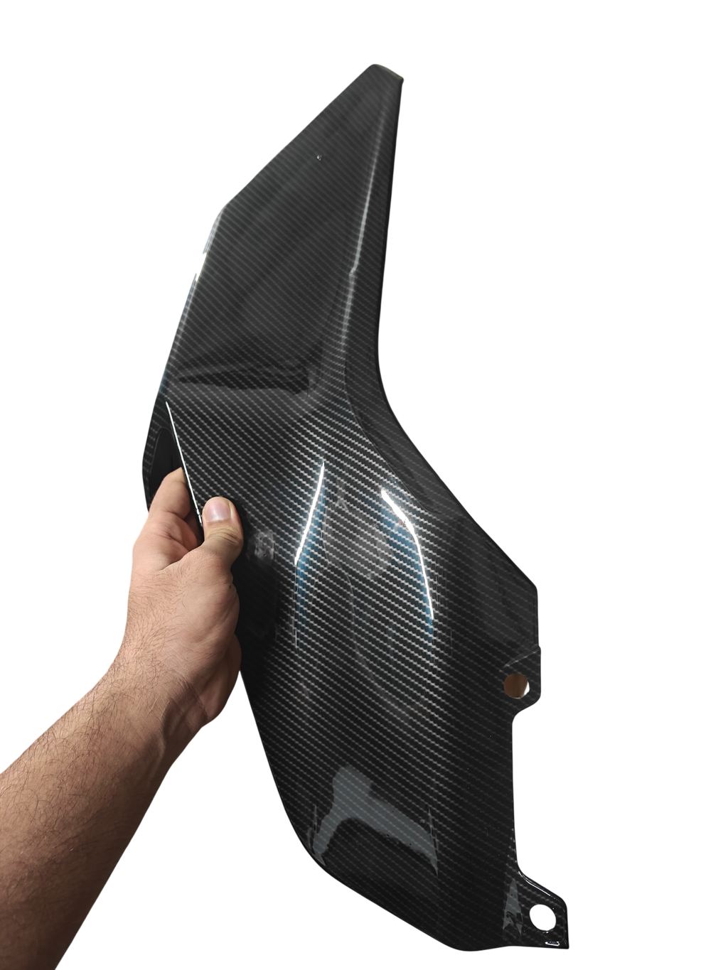 Side Tank Panel Set for KTM Duke Gen 2 – Carbon Fibre Hydro Dipped