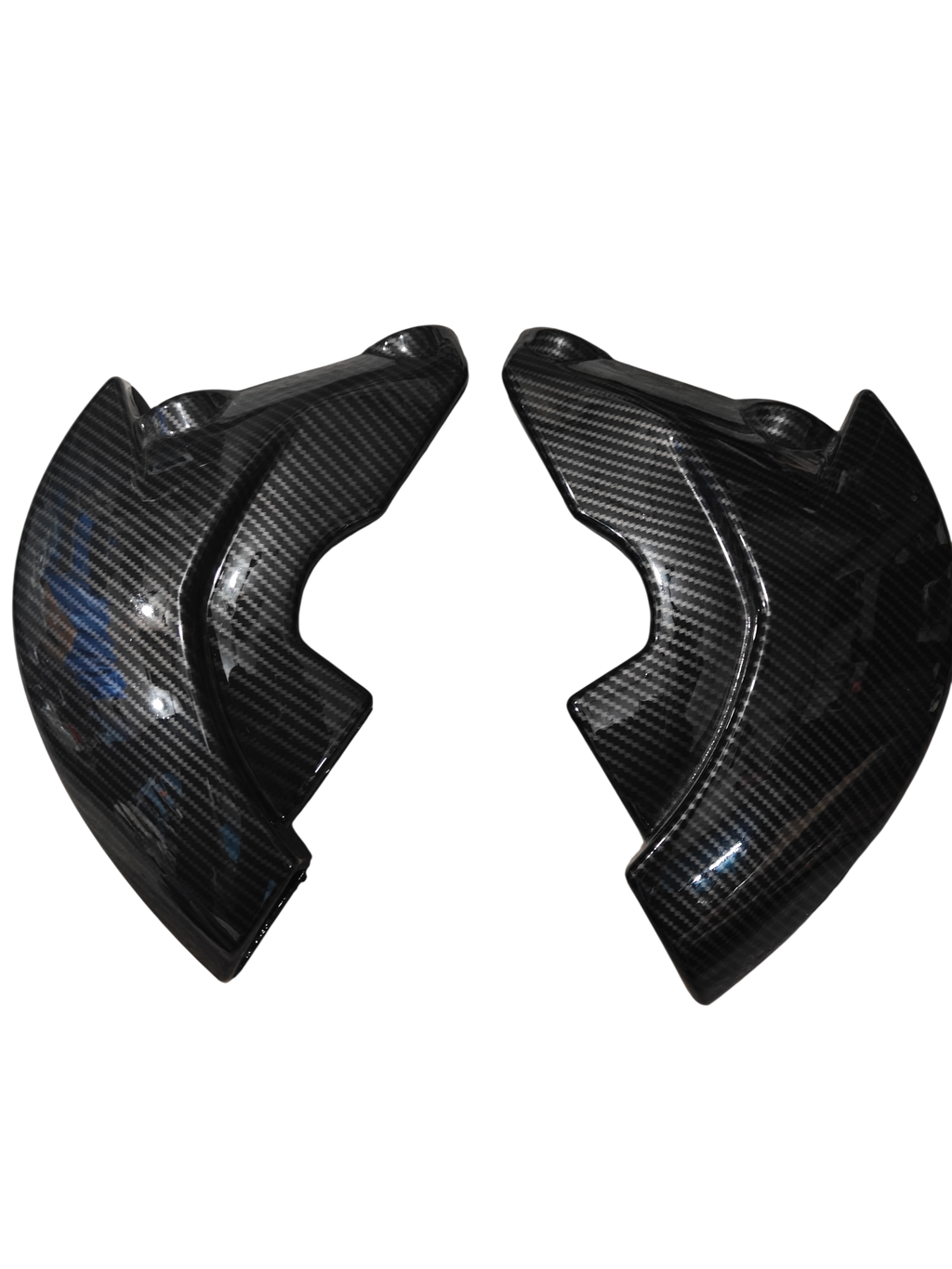 Universal Brake Disc Cooling Air Duct Set – Carbon Fibre Hydro Dipped