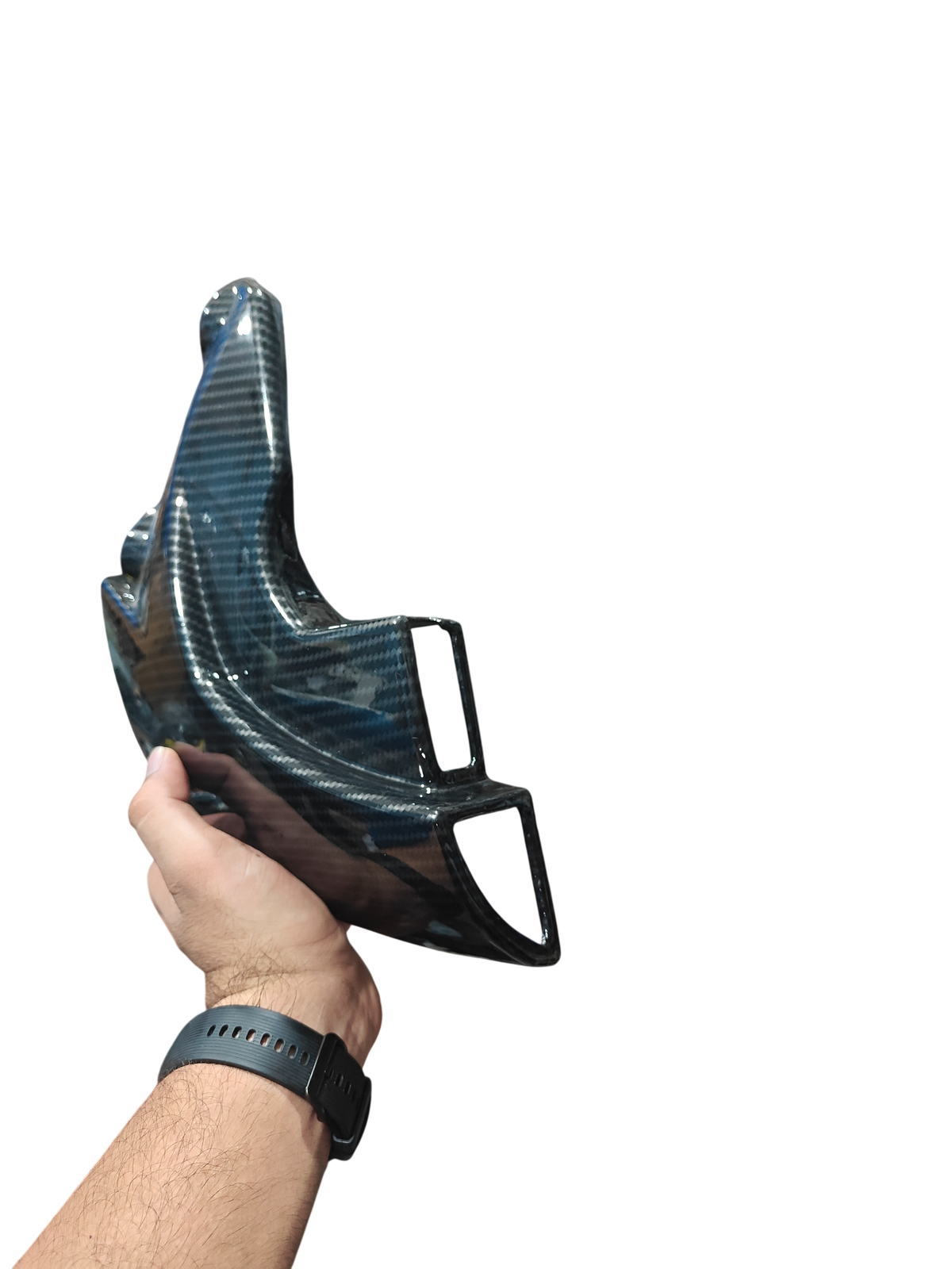 Universal Brake Disc Cooling Air Duct Set – Carbon Fibre Hydro Dipped