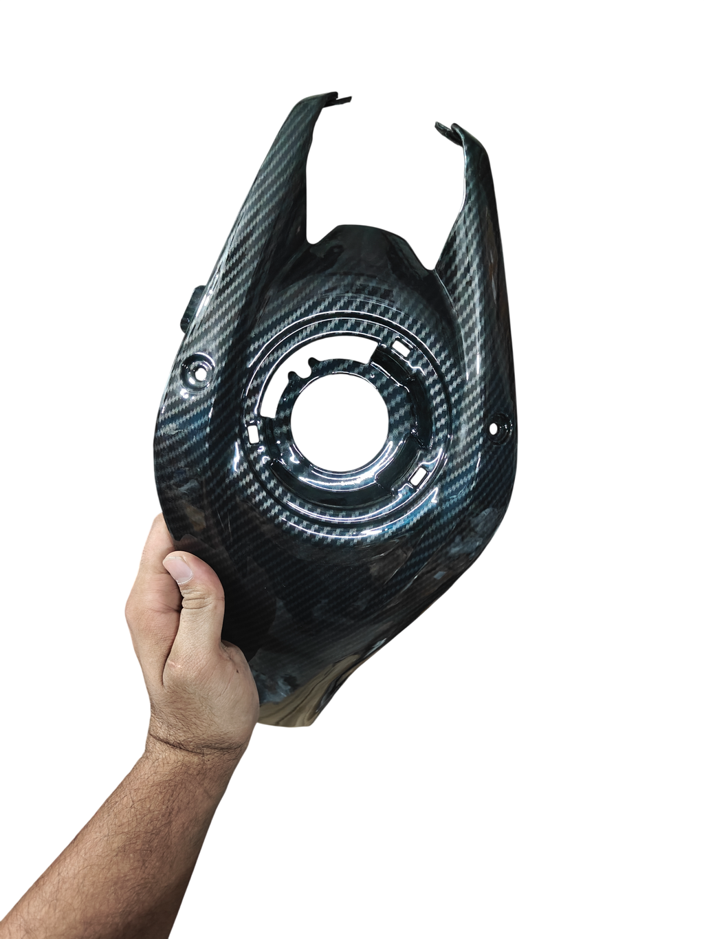 Middle Tank Cover for Yamaha FZ V3 & V4 – Carbon Fibre Hydro Dipped