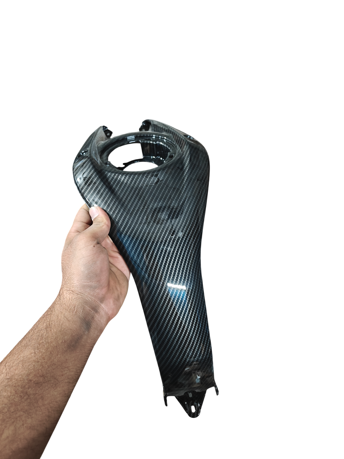 Middle Tank Cover for Yamaha FZ V3 & V4 – Carbon Fibre Hydro Dipped
