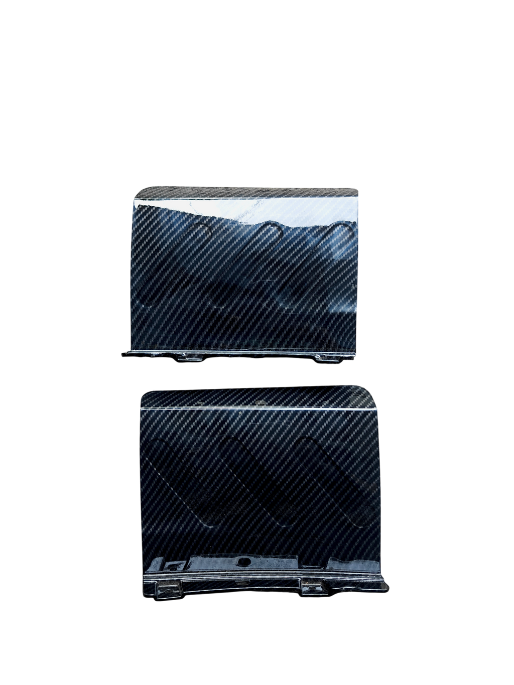 Hero Xoom 160 Footboard Cover Set– Carbon Fibre Hydro Dipped
