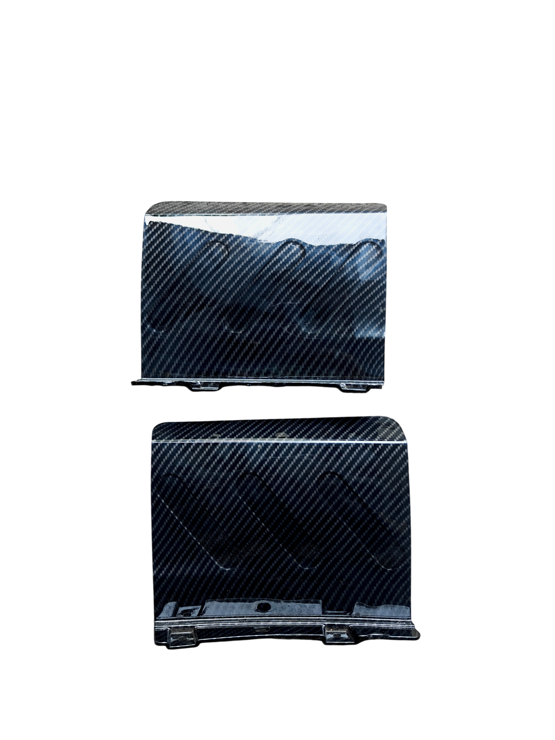 Hero Xoom 160 Footboard Cover Set– Carbon Fibre Hydro Dipped