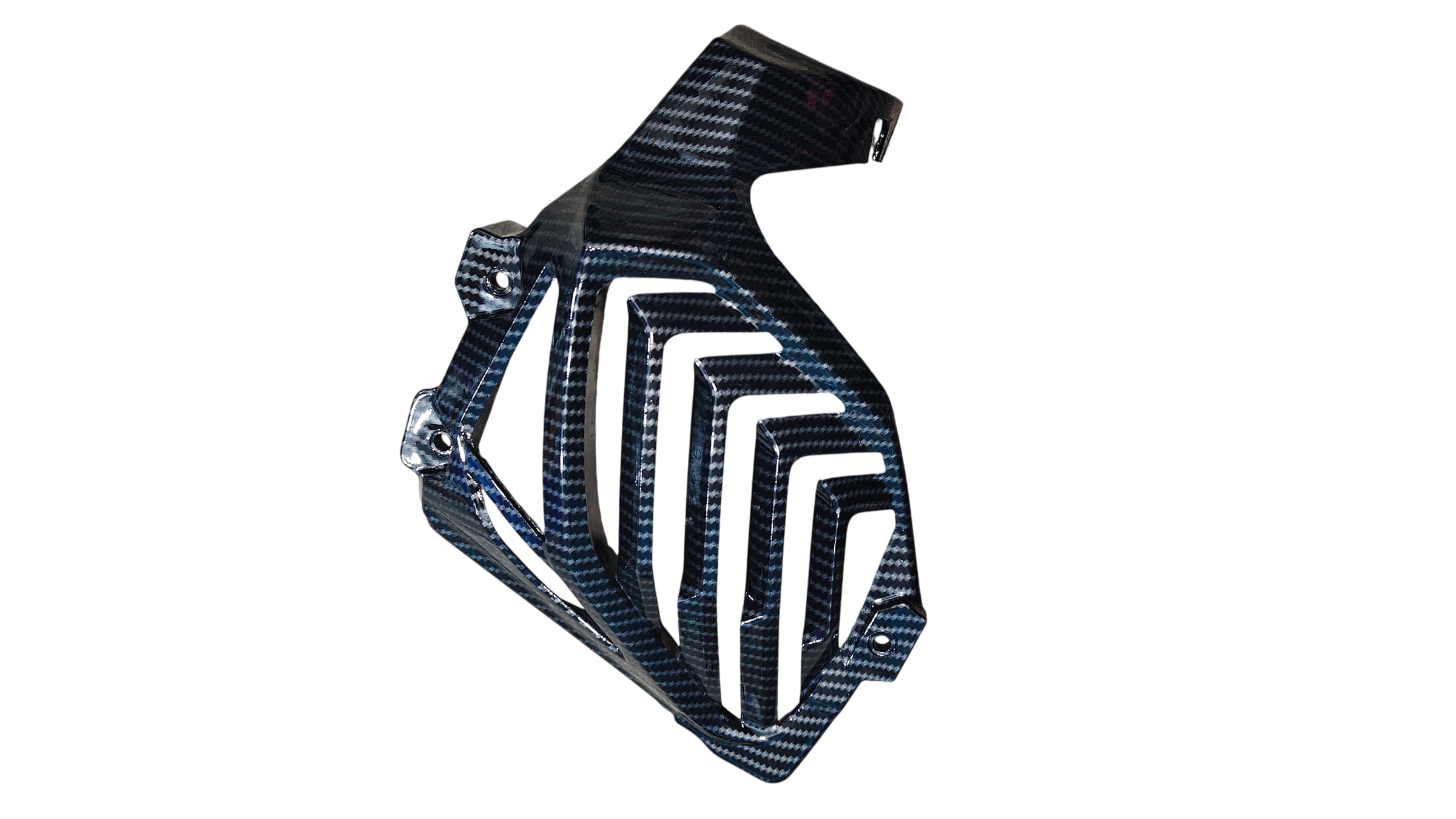 Hero Xoom 160 Radiator Fan Cover – Carbon Fibre Hydro Dipped