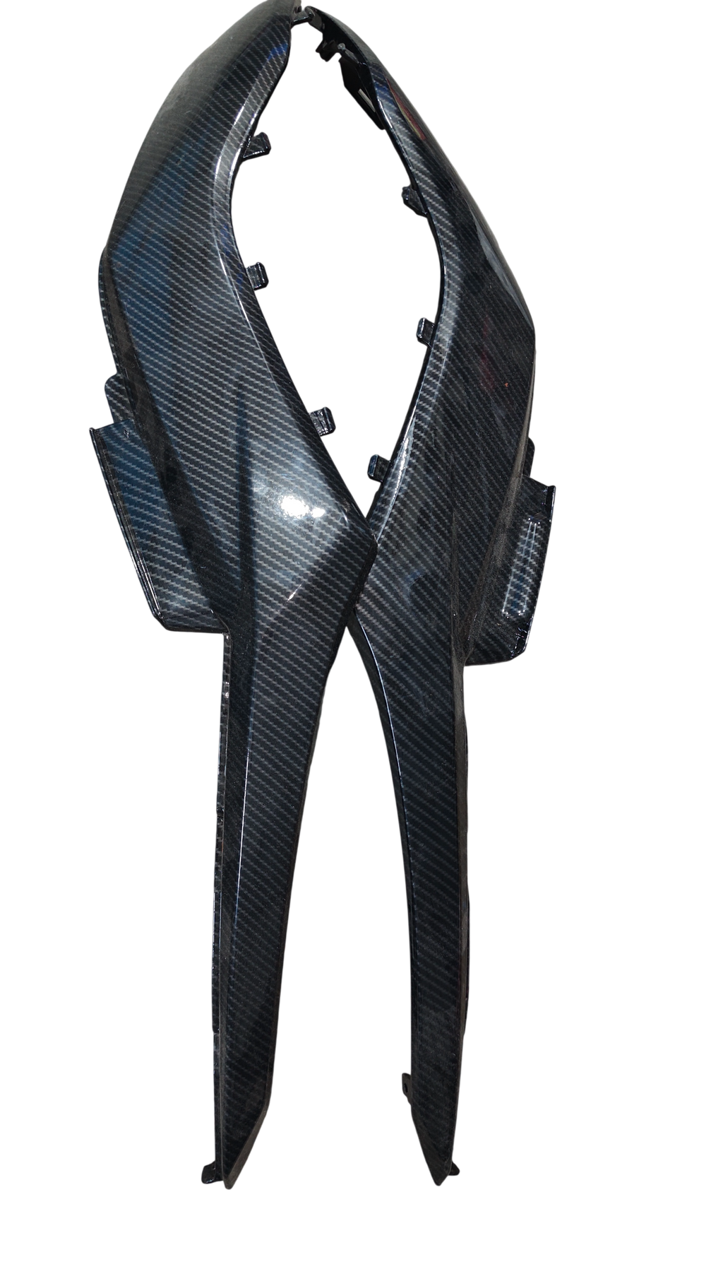 Side Long Panel Set for Suzuki Burgman Street 125 BS4/BS6 – Carbon Fibre Hydro Dipped