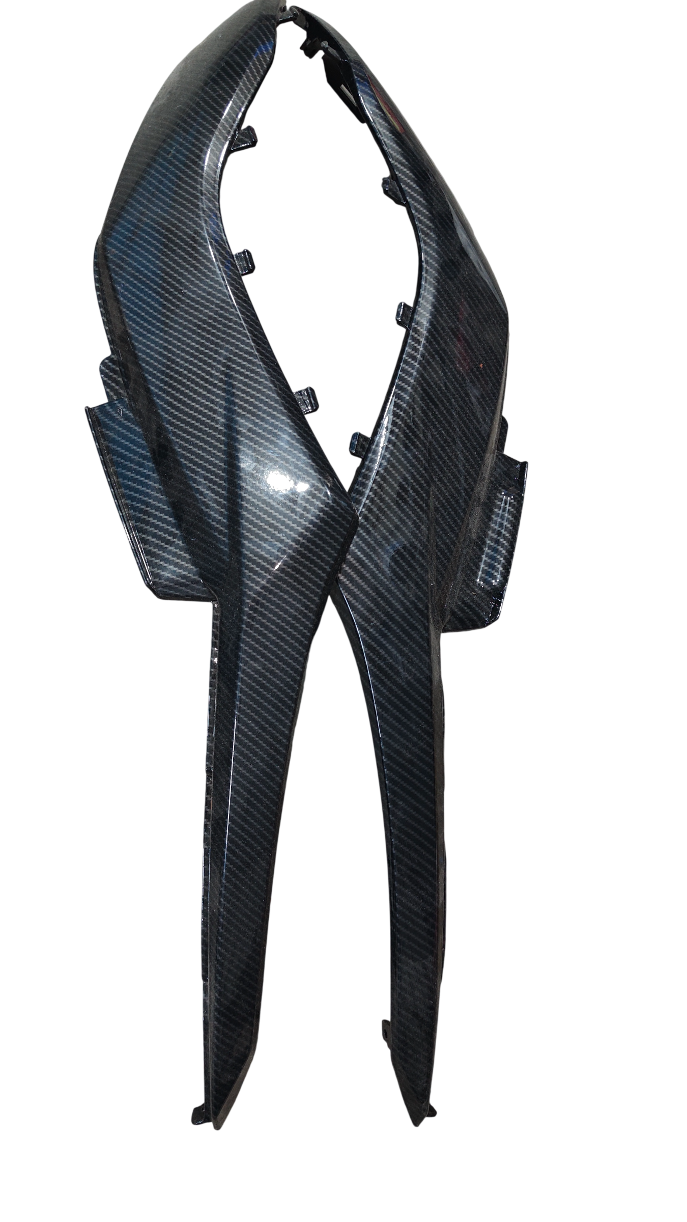 Side Long Panel Set for Suzuki Burgman Street 125 BS4/BS6 – Carbon Fibre Hydro Dipped