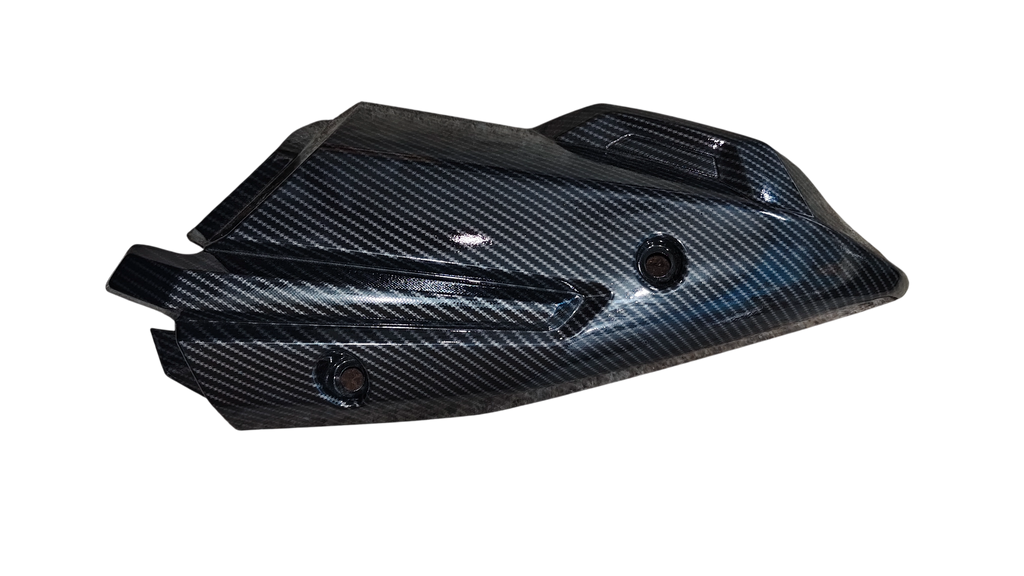 Big Silencer Cover for Suzuki Burgman Street 125 BS4/BS6 – Carbon Fibre Hydro Dipped
