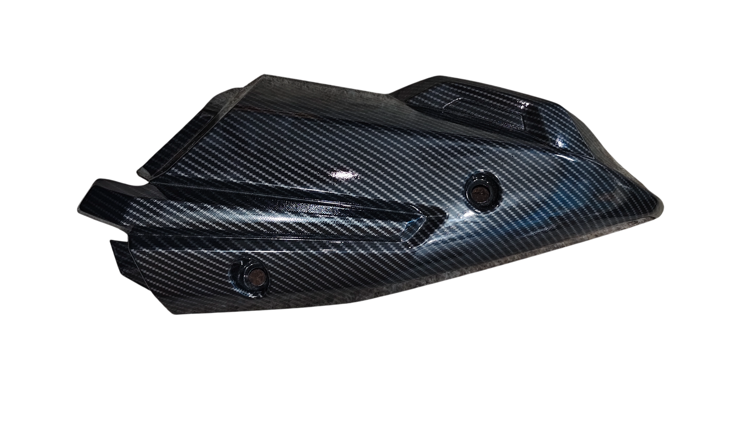 Big Silencer Cover for Suzuki Burgman Street 125 BS4/BS6 – Carbon Fibre Hydro Dipped