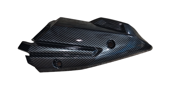 Big Silencer Cover for Suzuki Burgman Street 125 BS4/BS6 – Carbon Fibre Hydro Dipped