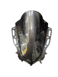 Carbon Fiber Hydrodipped Visor for Yamaha R15M & R15 V4 | Premium Front Windshield Cover