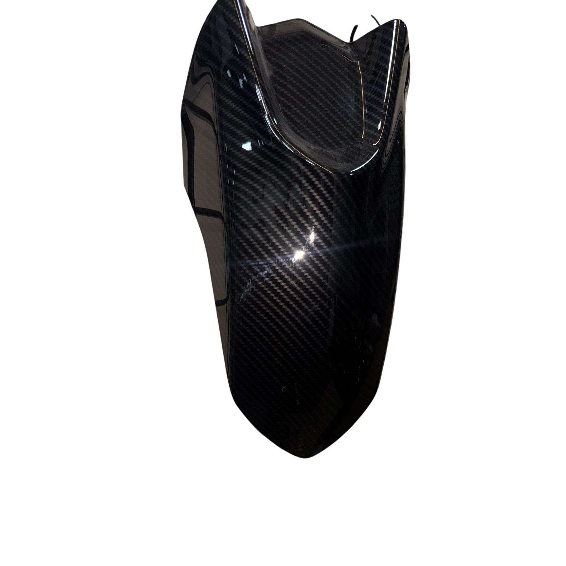 Front Mudguard for Yamaha Aerox 155 – Carbon Fibre Hydro Dipped
