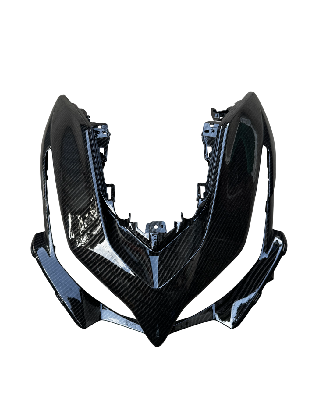 Yamaha Aerox 155 Front Panel – Carbon Fibre Hydro Dipped