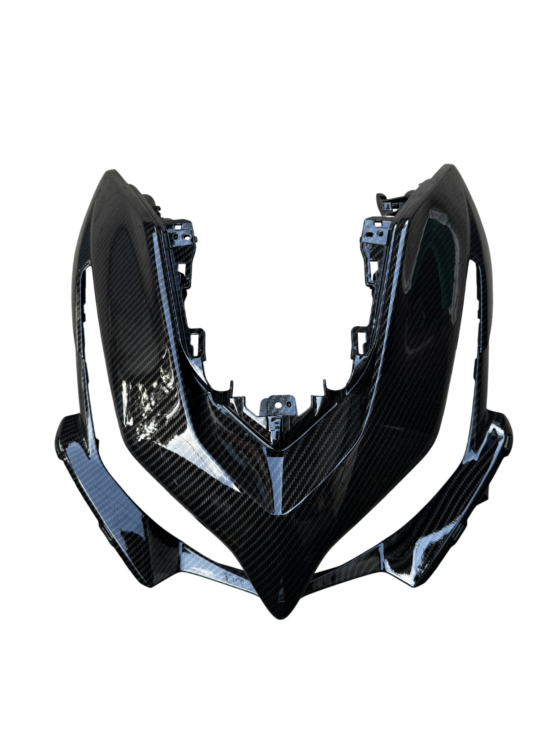Yamaha Aerox 155 Front Panel – Carbon Fibre Hydro Dipped