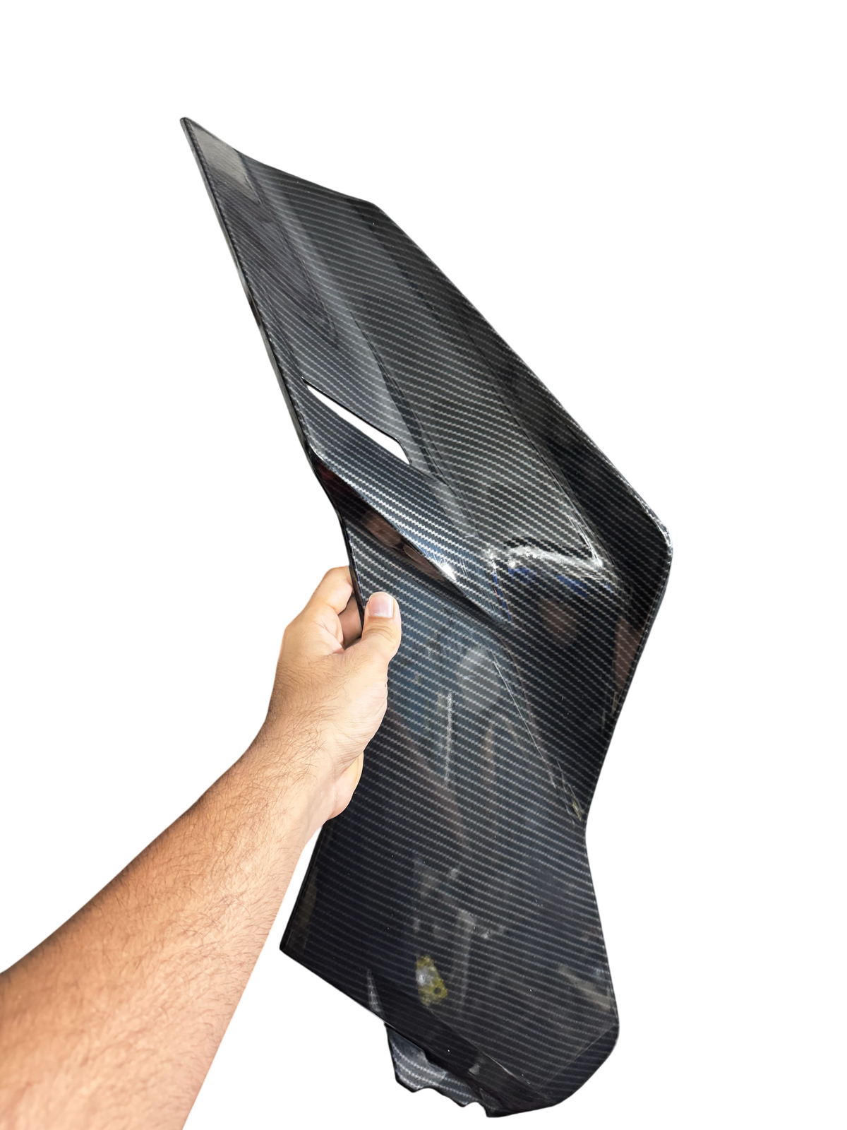 Side Tank Panels for KTM Duke 390 Gen 3 (Fits 250 also) – Carbon Fibre Hydro Dipped