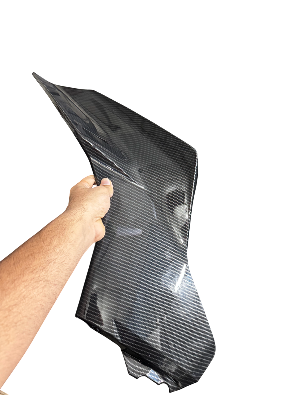 Side Tank Panels for KTM Duke 390 Gen 3 (Fits 250 also) – Carbon Fibre Hydro Dipped