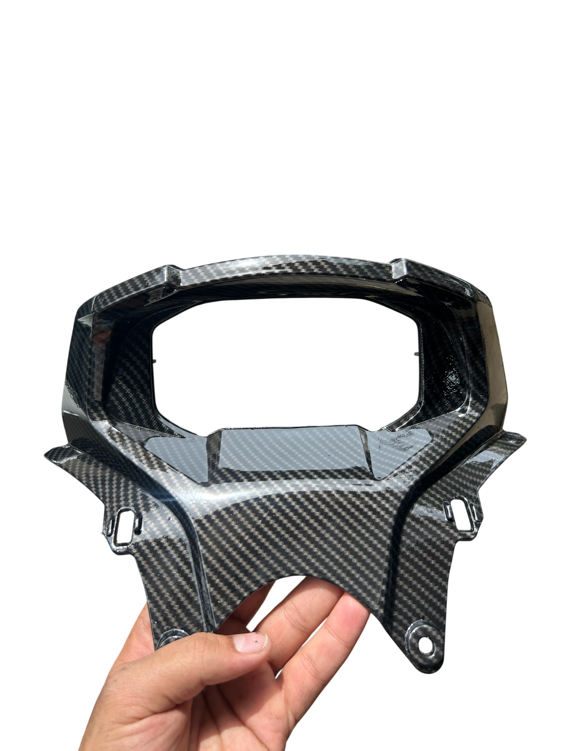 Meter Cover for Suzuki Burgman Street 125 BS4 – Carbon Fibre Hydro Dipped