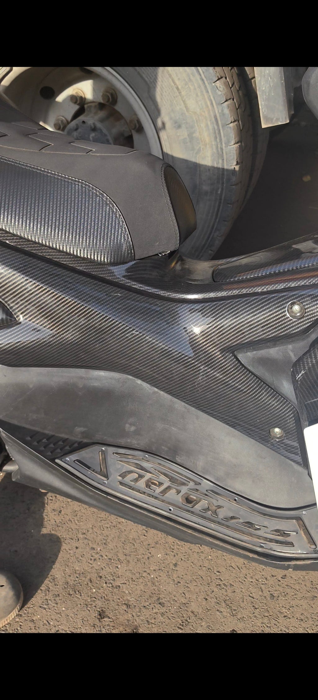 Yamaha Aerox 155 Side X Panels – Carbon Fibre Hydro Dipped